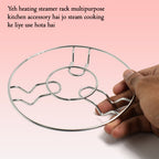 Sleek and durable stainless steel hotmate trivets set of three