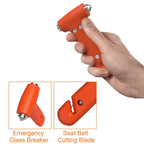 Essential car safety hammer ready for emergency use.