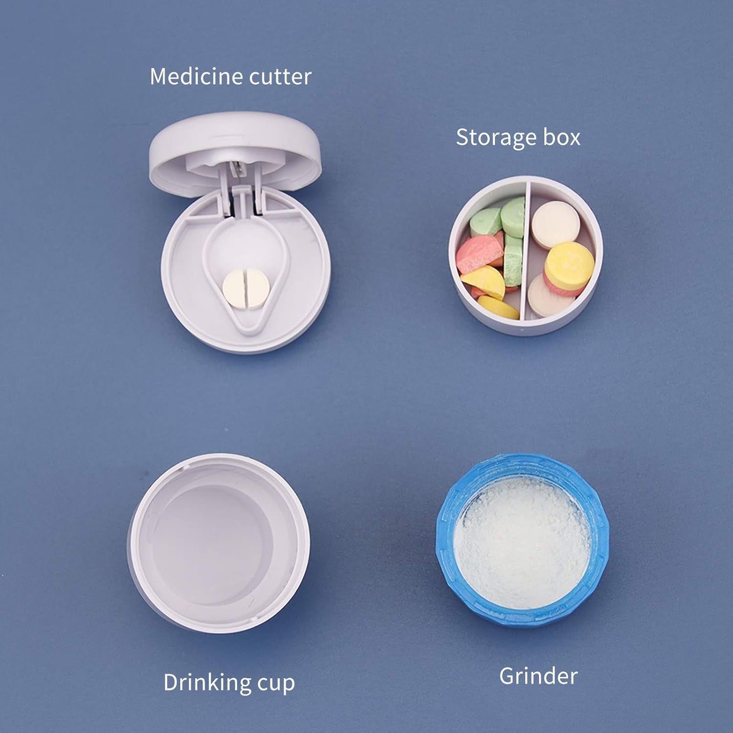 PillBreak 4-in-1 pill crusher and grinder for easy medication management