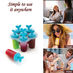 Easy-release ice candy mold for perfect homemade popsicles.