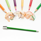 Detailed view of the 5-piece school supply set components.