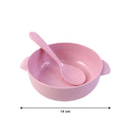 Kids feeding bowl and spoon set for daily use