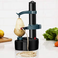 Automatic electric peeler peeling a potato with precision