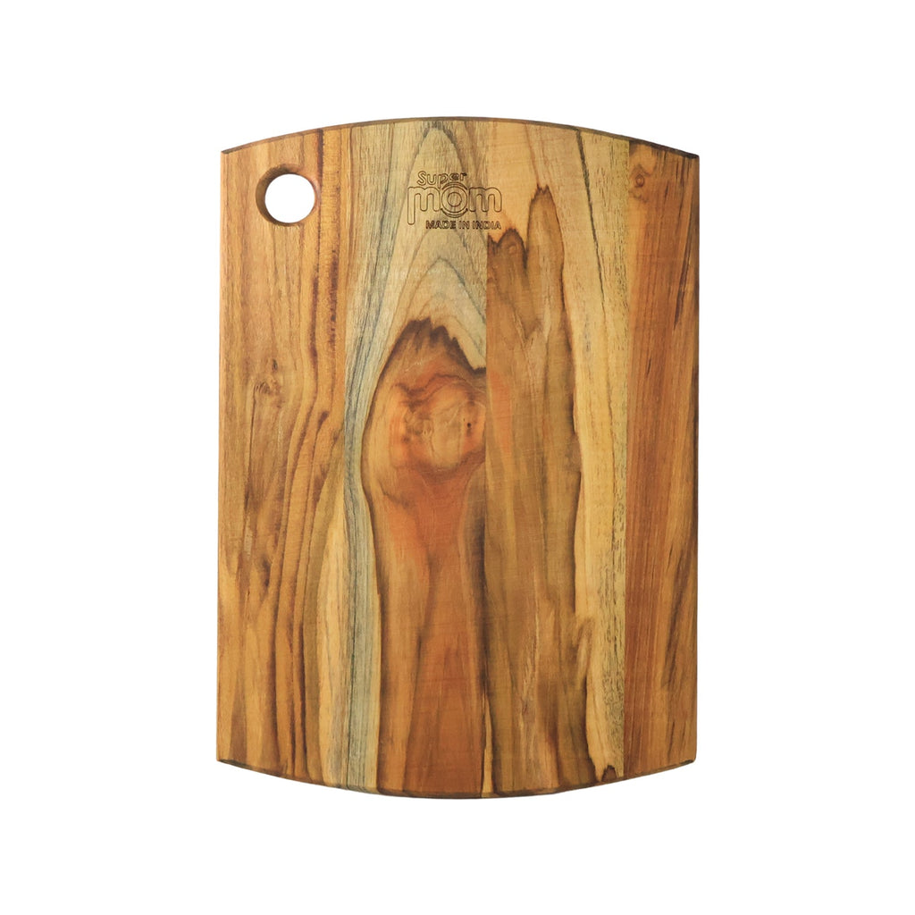 Stylish and durable teak wood chopping board for food preparation