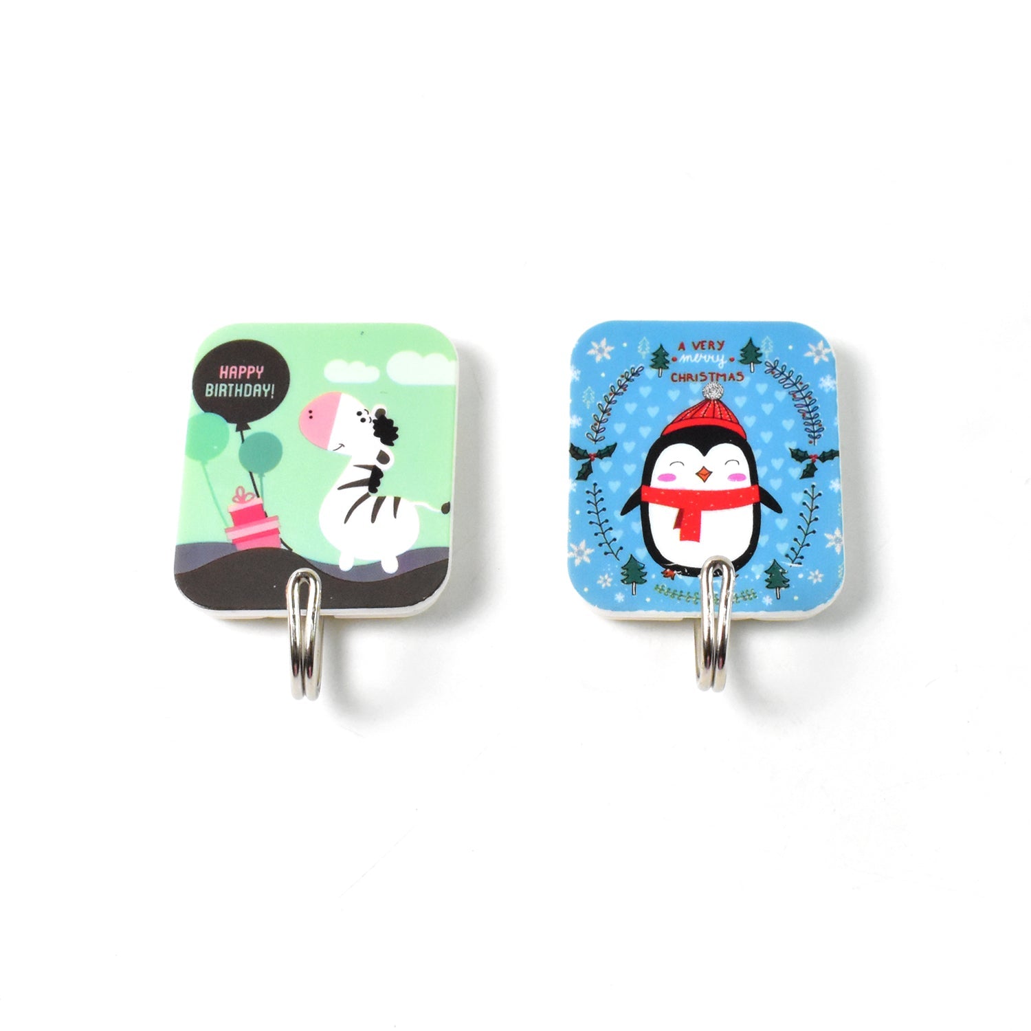Mighty self-adhesive cartoon hook displaying strong grip for hanging