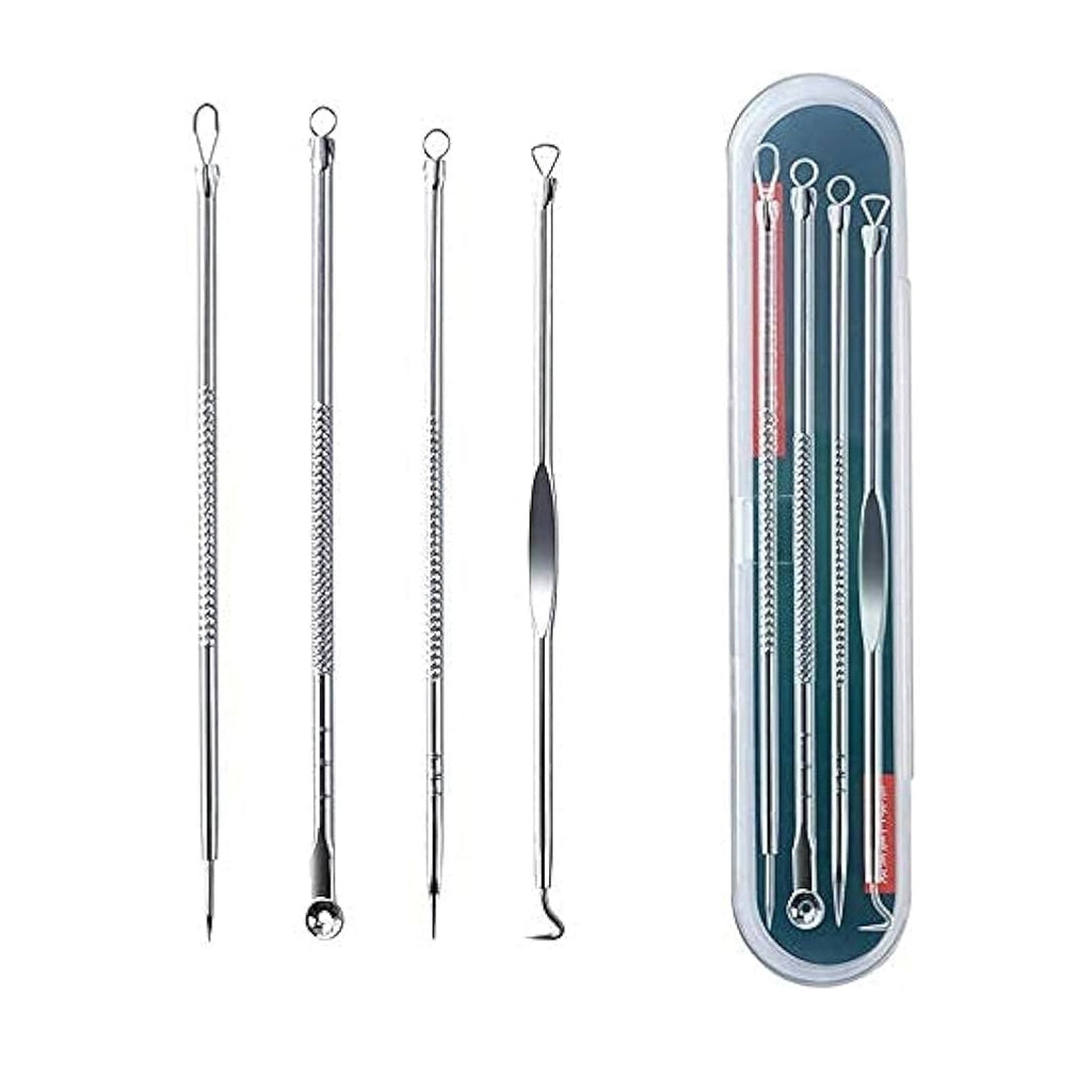 Compact portable case for hygienic storage of blackhead remover tools