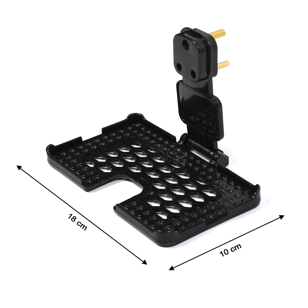 Wall-mounted PHOBIA black phone charging holder in use, keeping the device safe.