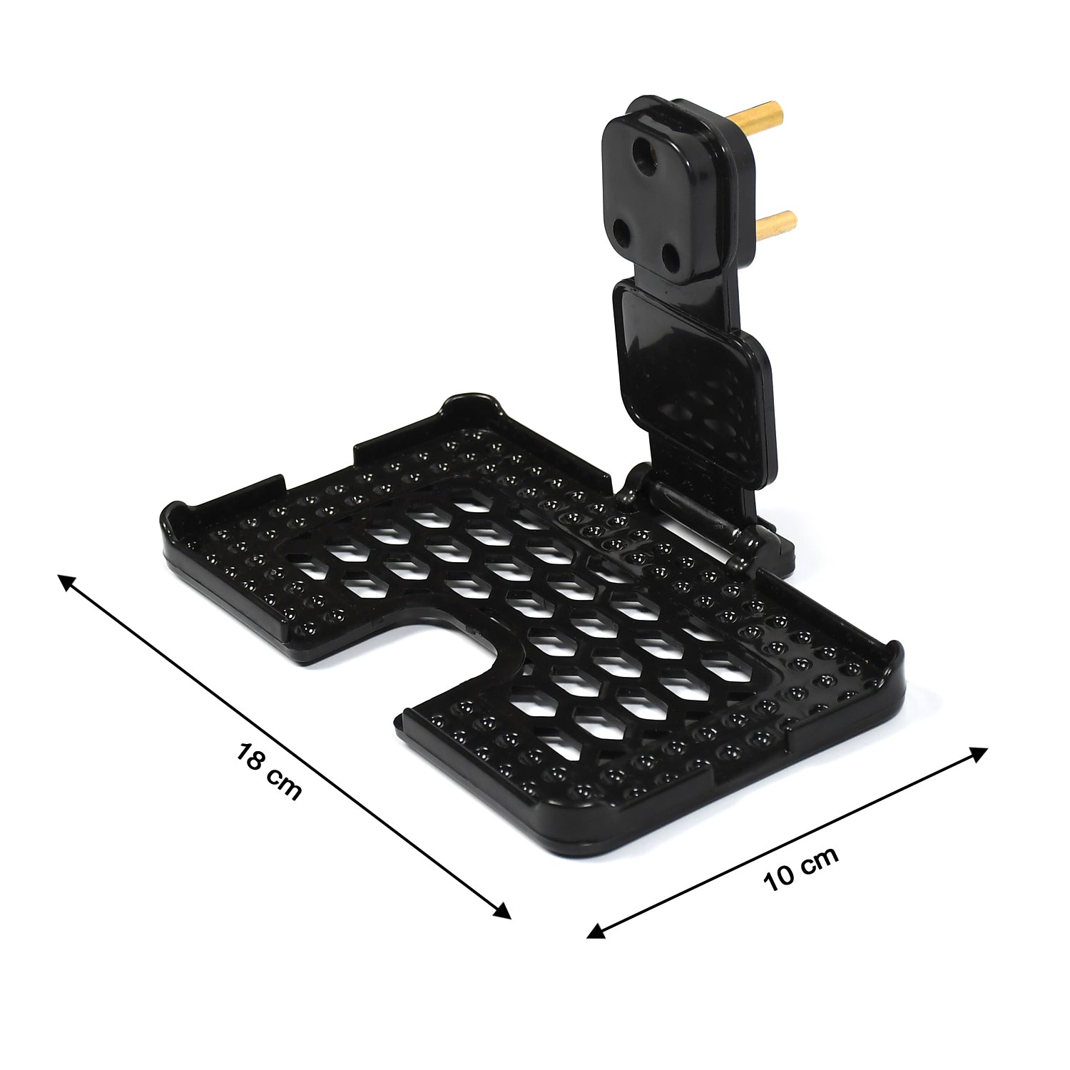 Wall-mounted PHOBIA black phone charging holder in use, keeping the device safe.