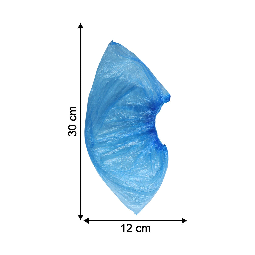 Packaging of disposable plastic shoe covers 5 pairs
