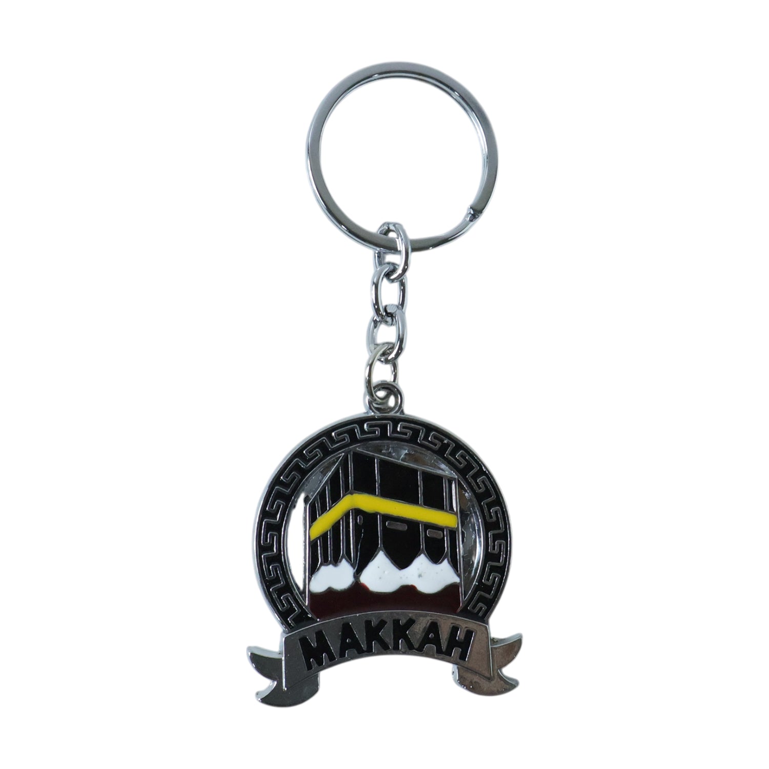 Religious keychain with Makkah mosque and Kaaba design