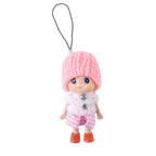 Mini doll keychain as a stylish bag charm