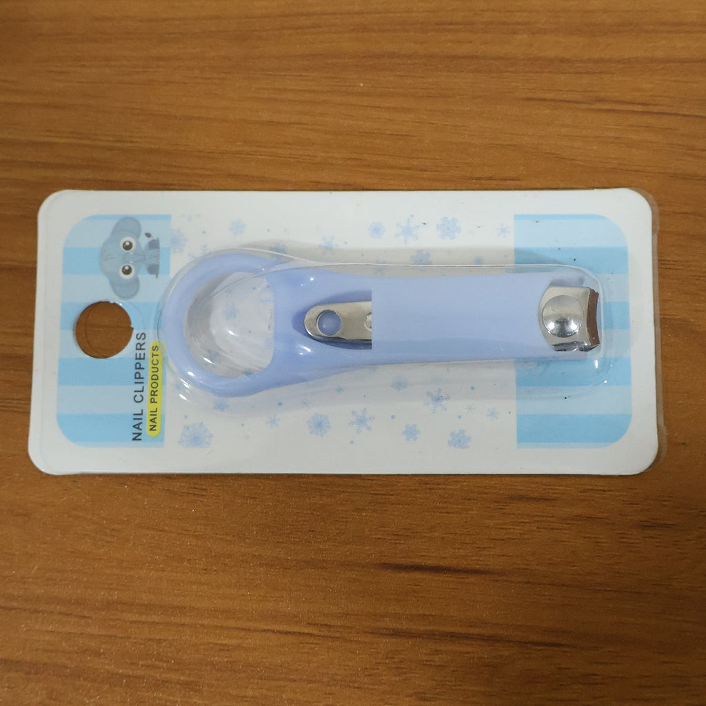 Side view of baby nail clipper with cute owl motif