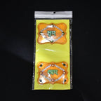 Back view of Shubh Labh wall hanging showing hanging loop for easy display