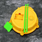 A vibrant Flash Drum Toy for kids, illuminated with colorful lights and producing cheerful sounds.