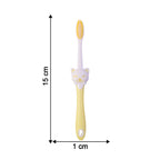 Kids toothbrush with soft bristles and fan toy detail