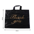 Compact foldable Thank You shopping tote bag for easy storage