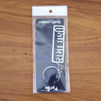 Side view of metallic Gujarati script keychain for car and bike keys