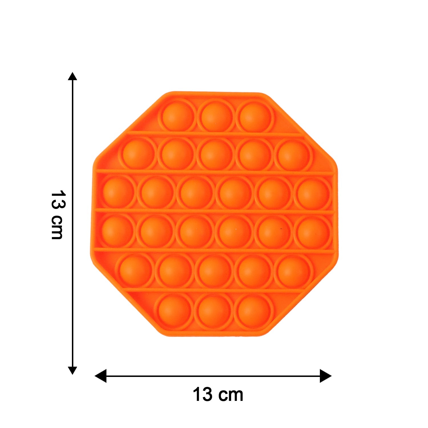 Finger pressing bubble on Pop It Fidget Toy