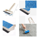 Versatile cleaning brush used to scrub stubborn grime from bathroom tiles.