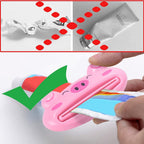 Front view of the animal design toothpaste tube squeezer in a charming animal shape.