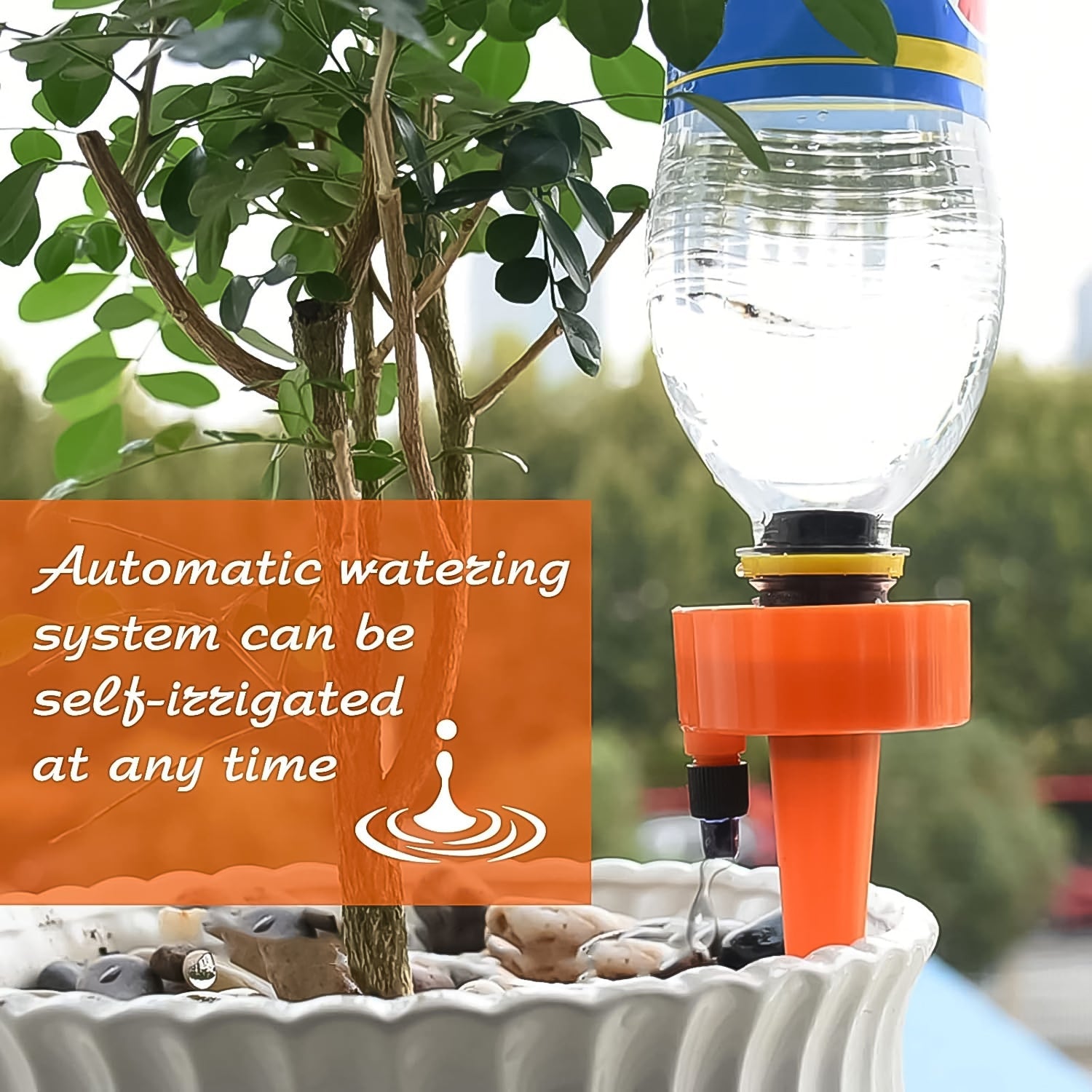 Instructions for setting up the automatic plant watering system.