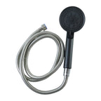 Handheld shower head with ergonomic grip