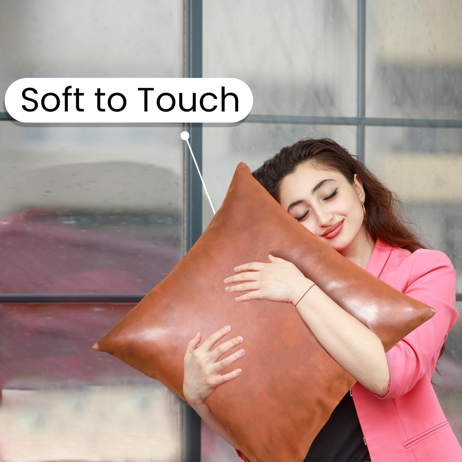 Pillow cover from  displayed on a chair, showcasing its versatile home decor use.
