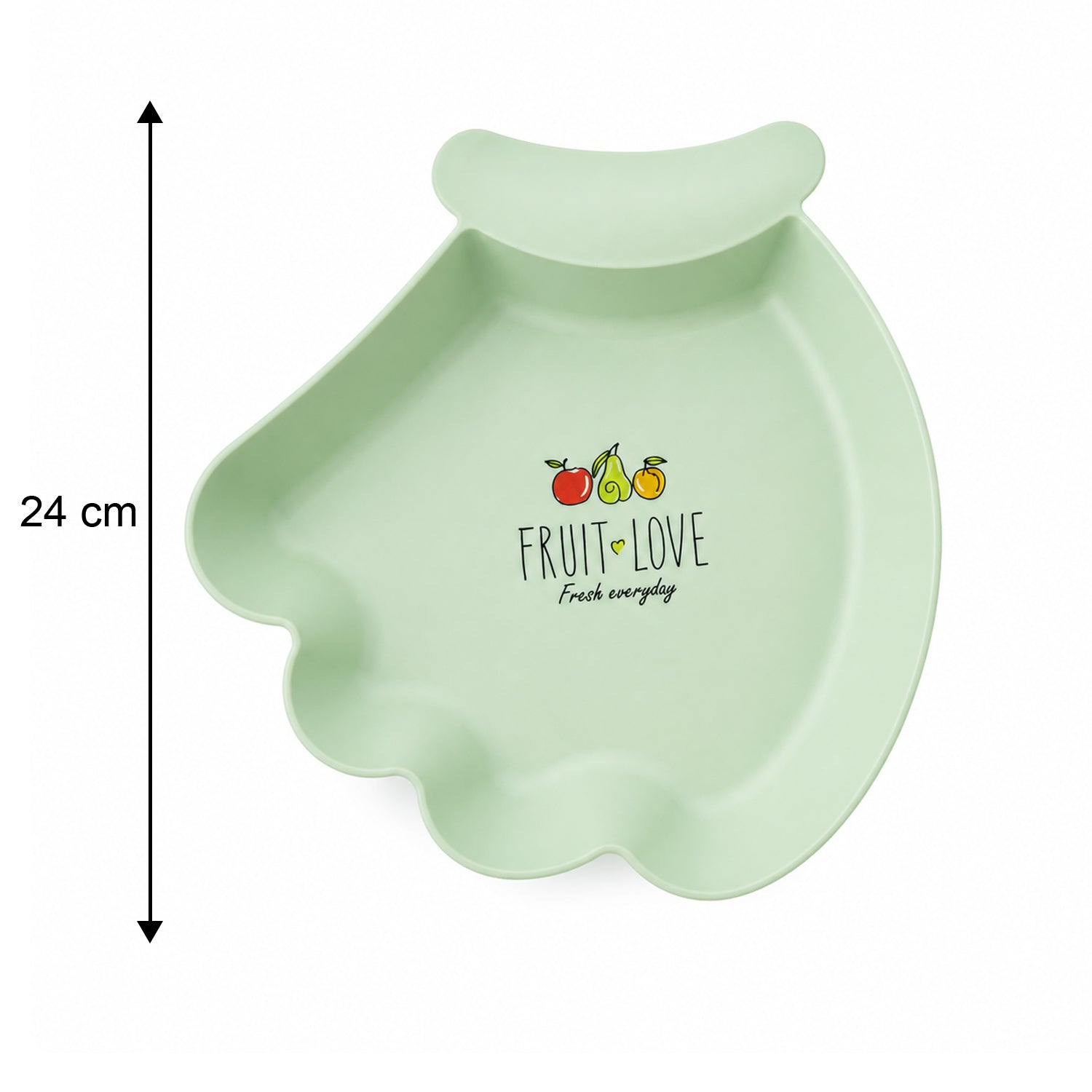 Colorful plastic tray for kids food serving