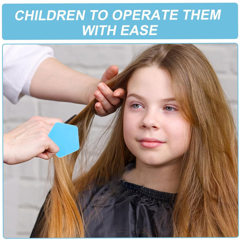 Creative haircuts made using 6-in-1 haircut design stencil set