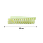 Lightweight foldable hair comb & brush in use for daily styling