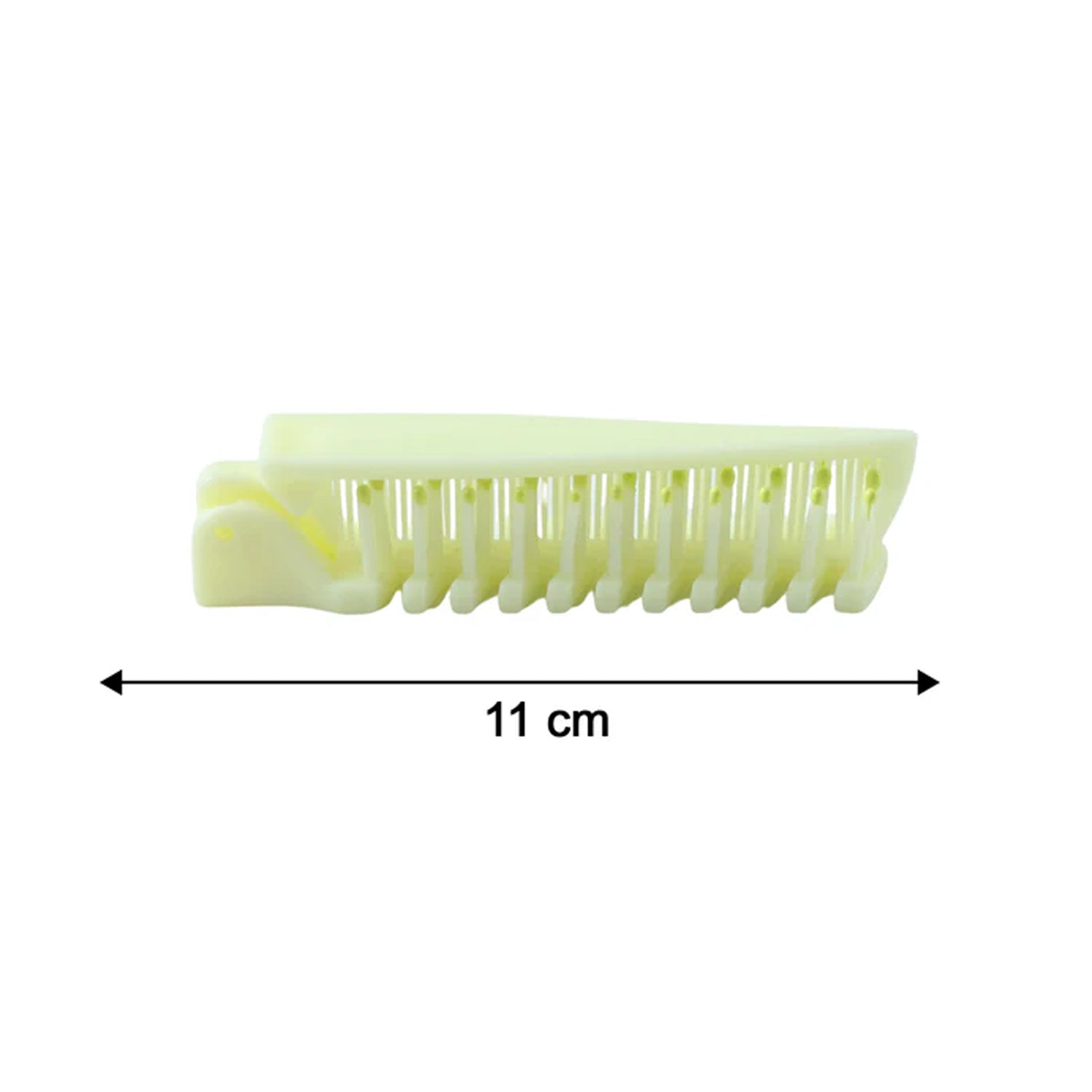 Lightweight foldable hair comb & brush in use for daily styling
