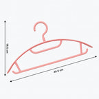 Multipurpose plastic hangers suitable for organizing clothing in home wardrobes