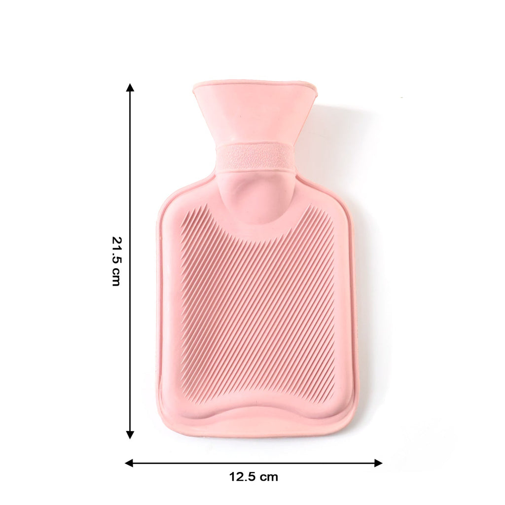 Reusable flexible hot water bag for warm compress therapy