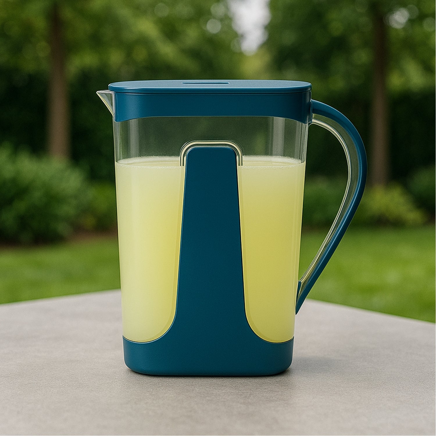 Modern transparent water jug for kitchen and dining use