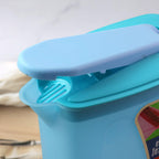 2200 ml capacity water container jug with ergonomic handle and fitted lid