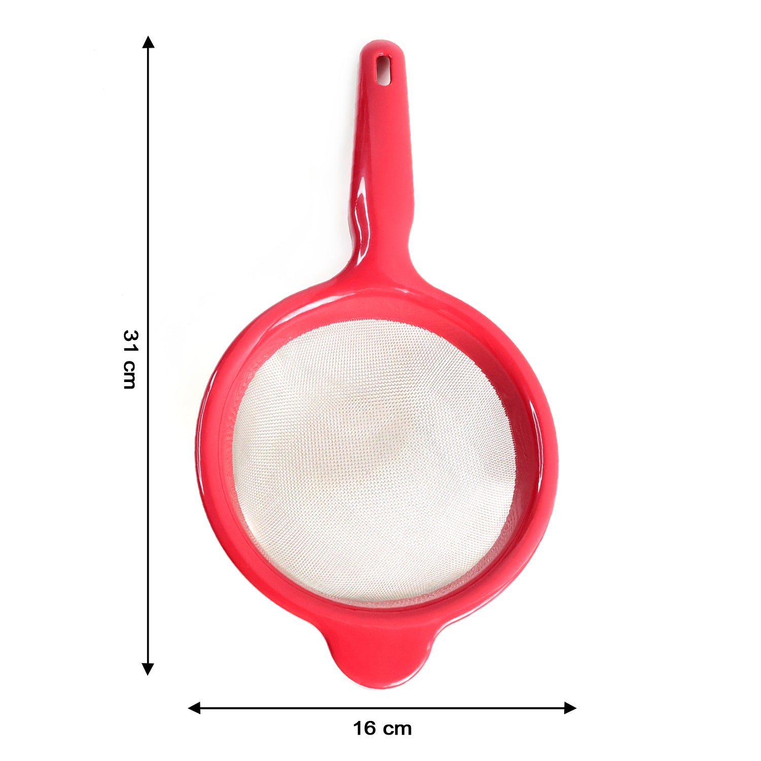 Medium pulpy juice strainer for filtering sauces and soups