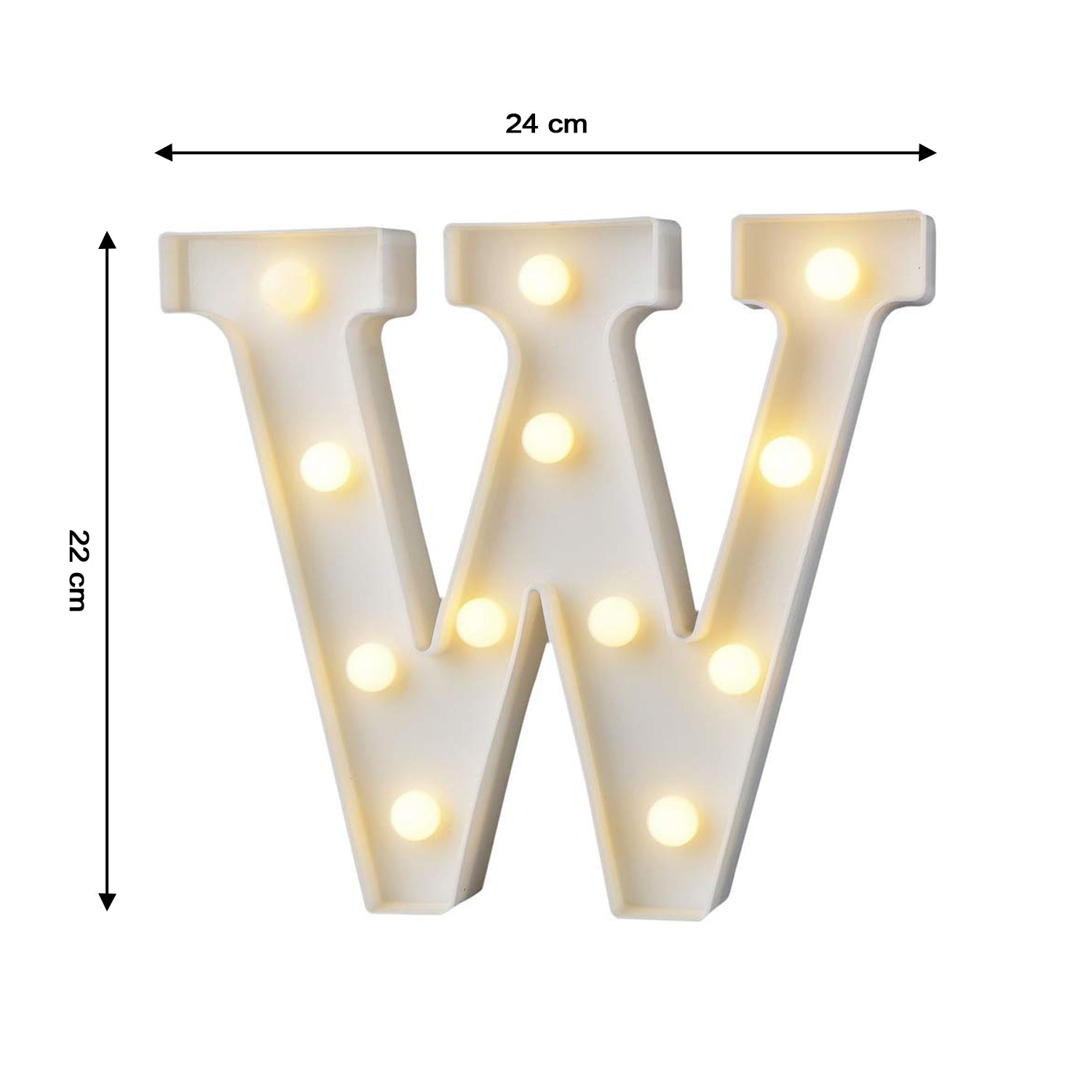 W shaped LED decorative night light illuminating cozy room corner
