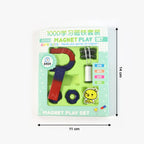 Magnet educational toy components for STEM learning and play