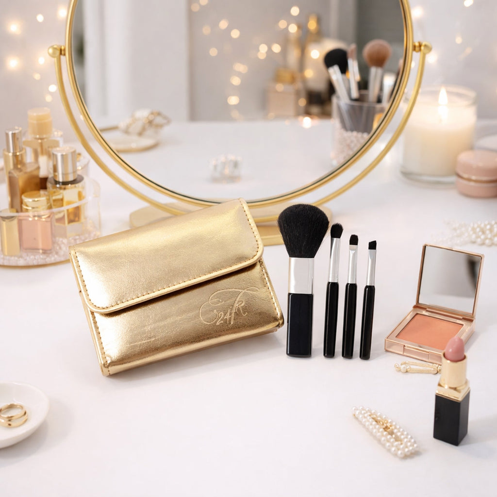 Eye makeup brush from the 4 in 1 professional brush set