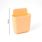 Waterproof wall mounted storage pocket installed in bathroom setting