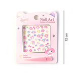 Manicure sticker kit with application tool for perfect nail art