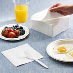 Premium two-ply disposable dinner napkin showing soft texture