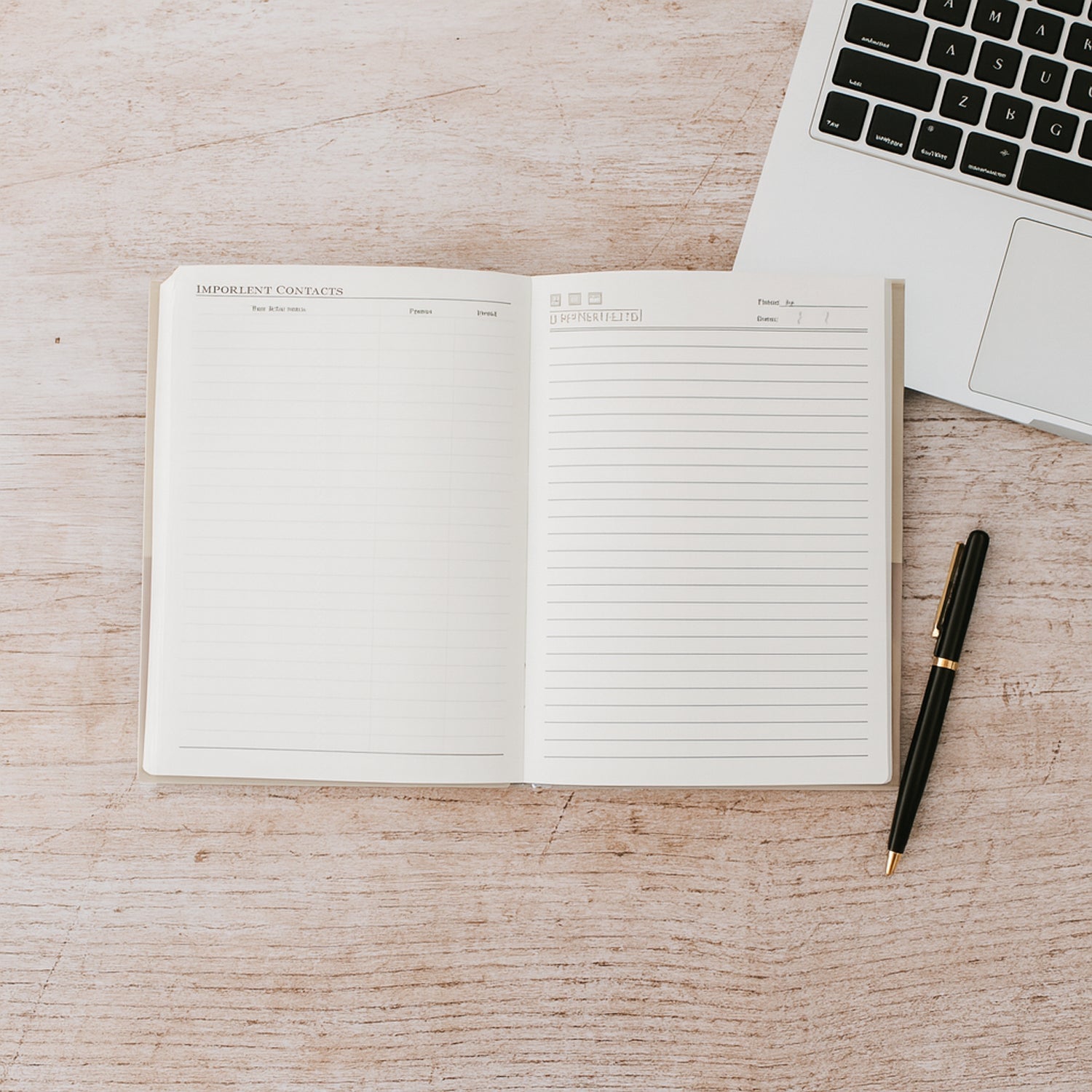 Closed durable hardbound diary notebook ideal for daily use