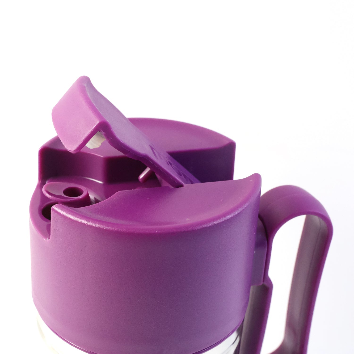 Supermom branded stainless steel oil pourer showcasing its sleek design
