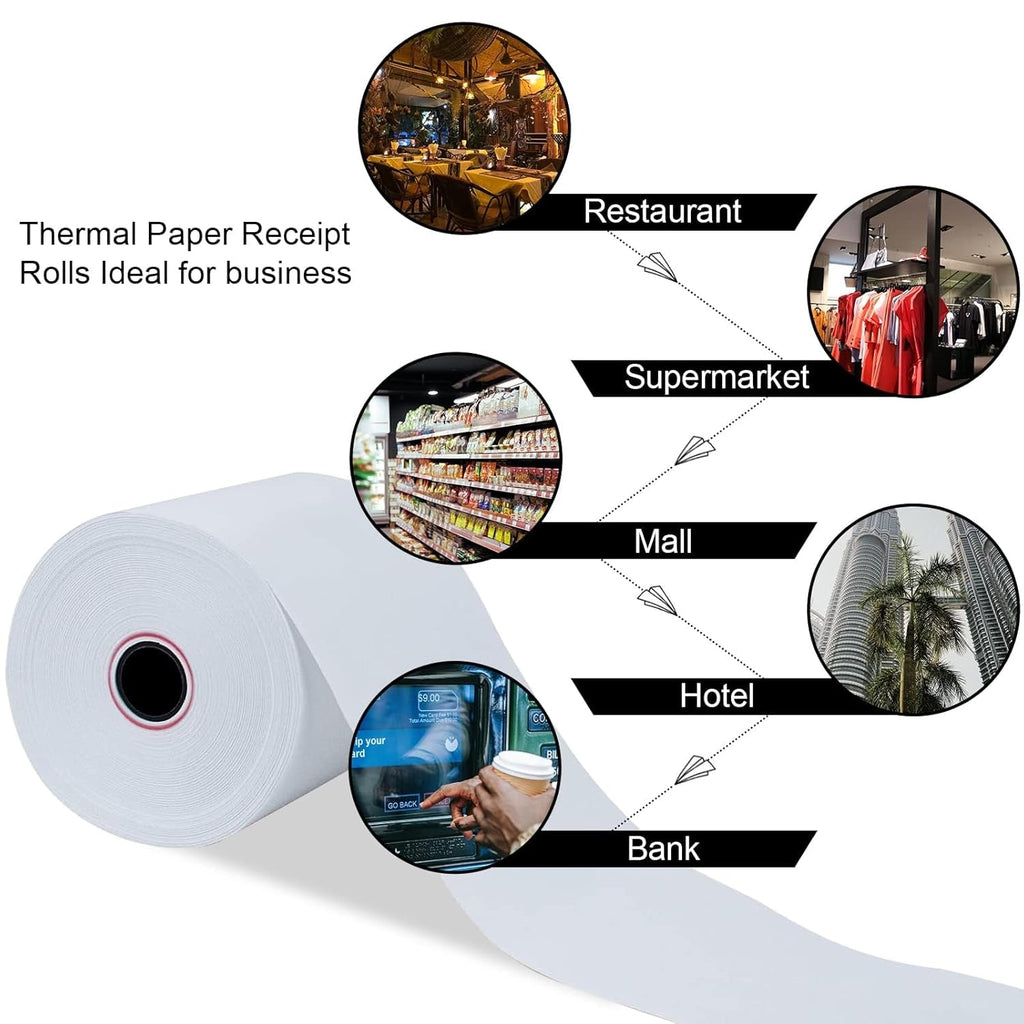 High-quality self-adhesive thermal paper roll for barcode and shipping labels