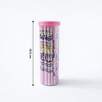 Assorted cartoon wooden pencils in a pack for kids and students