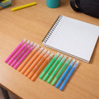 Colorful ballpoint pens for school, office and everyday writing