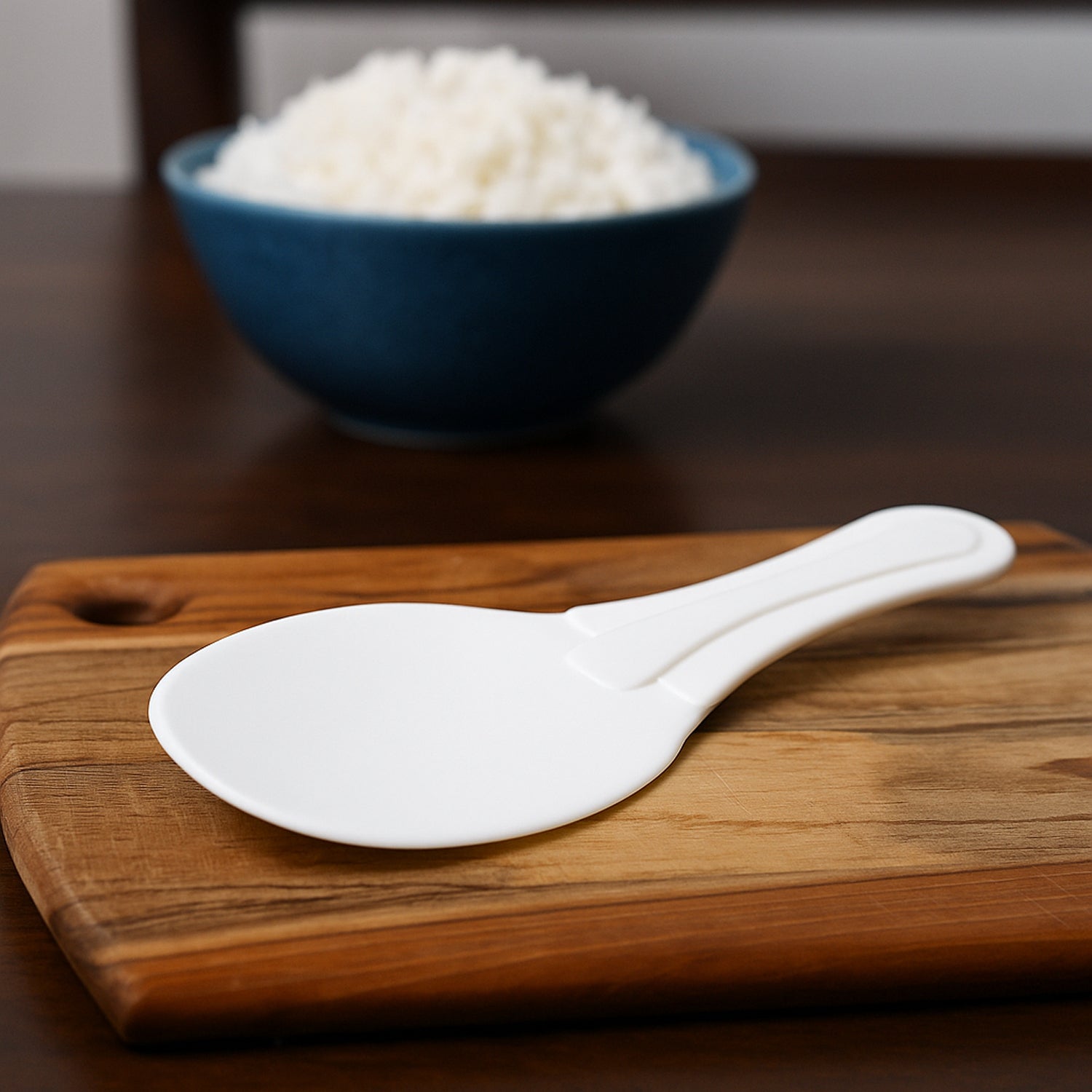 Kitchen utensil non-stick rice paddle for easy serving of rice