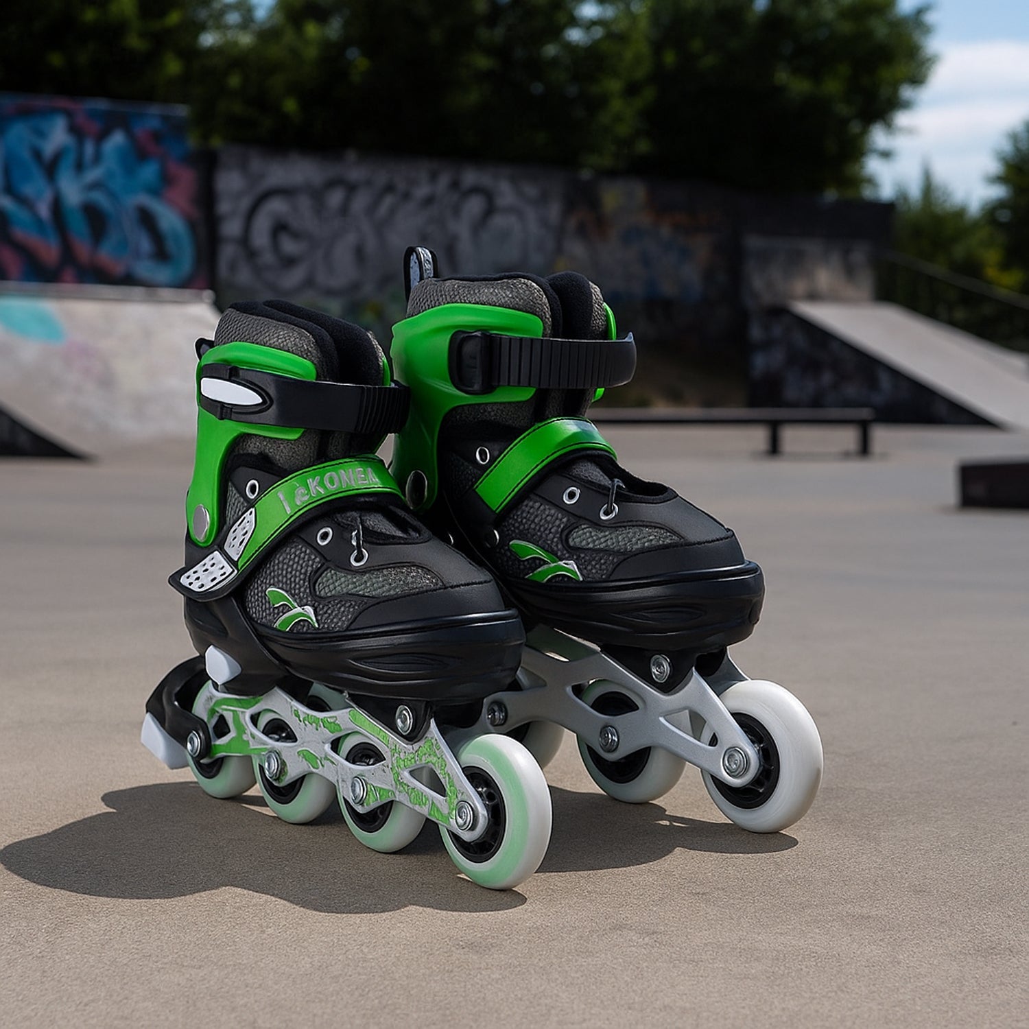 Roller boots featuring adjustable sizing for growing feet