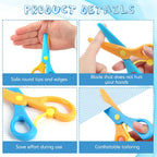 Child-friendly safety scissors ideal for school projects